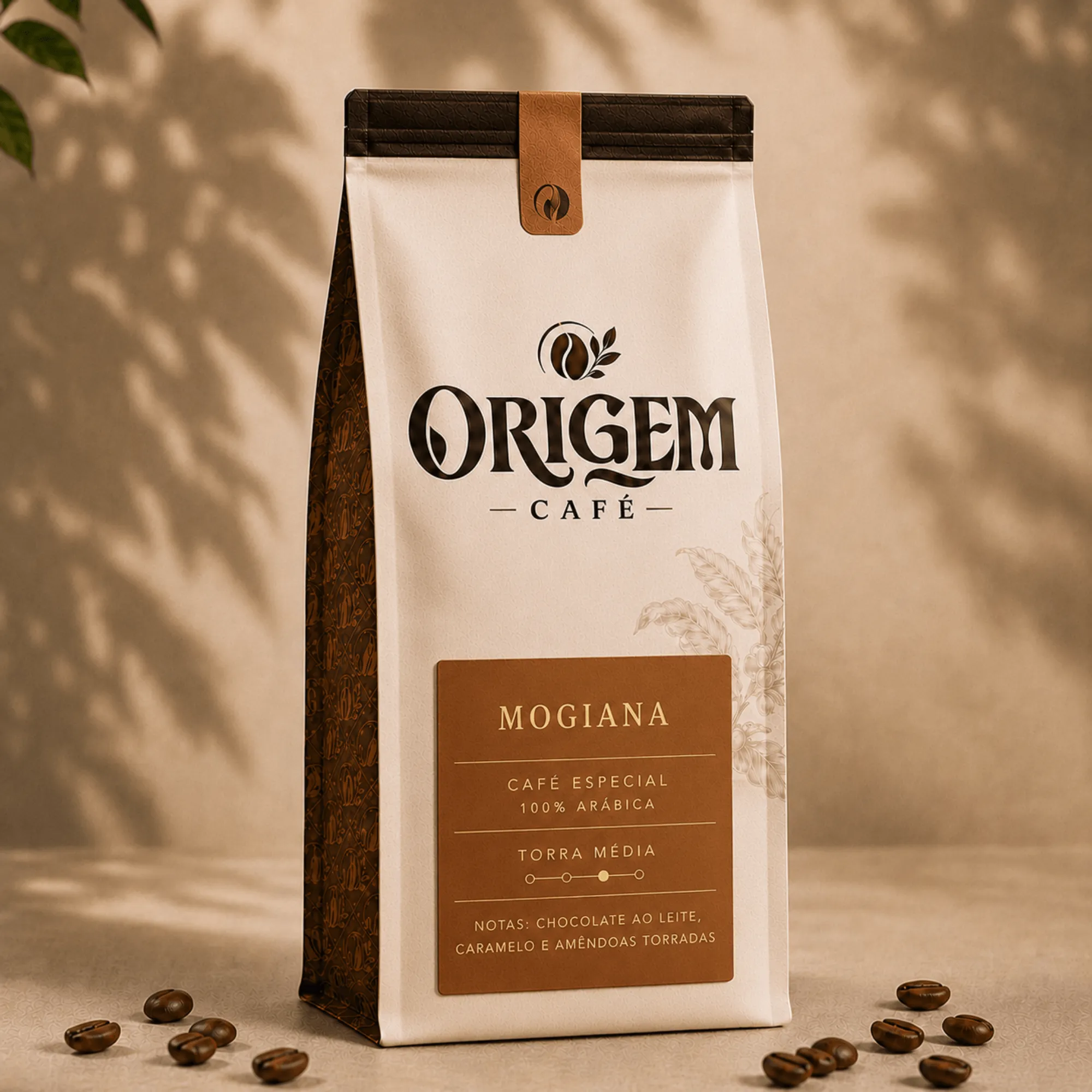 Café Mogiana Origem, vendido em grãos ou moído