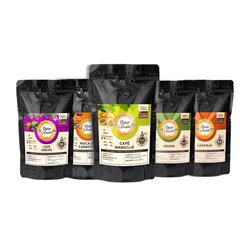 Kit 5 Cafés Especiais Torra Clara