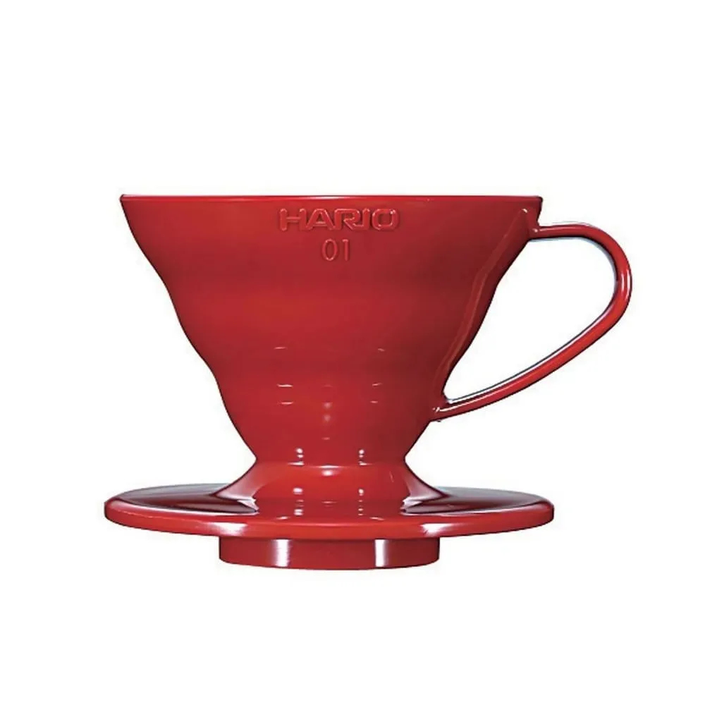 Coador Hario V60 Polipropileno Vermelho Tamanho 01