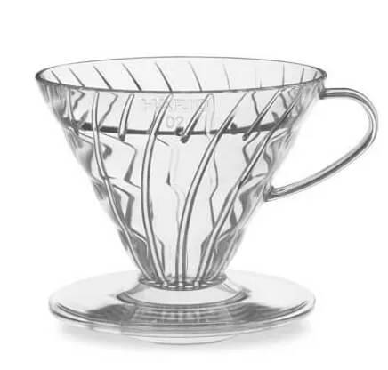 Coador Hario V60 Polipropileno Transparente Tamanho 02 - Imagem 1