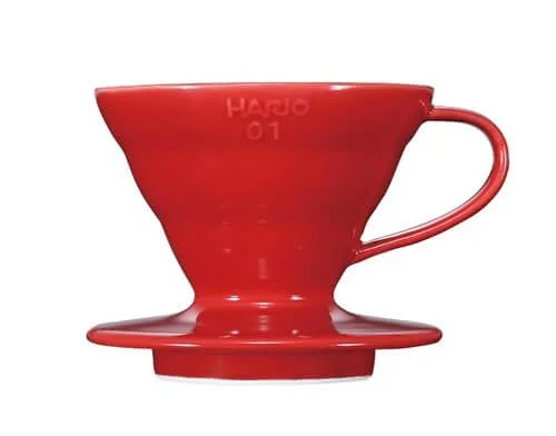 Coador Hario V60 Cerâmica Vermelho Tamanho 01 - Imagem 1
