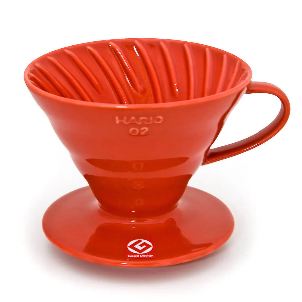 Coador Hario V60 Cerâmica Vermelho Tamanho 02 - Imagem 1
