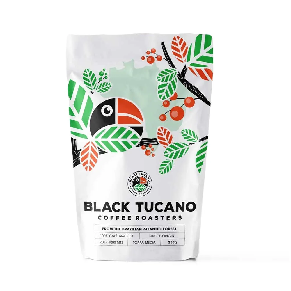 Café Black Tucano Single Origin em grãos 250 g - Imagem 1