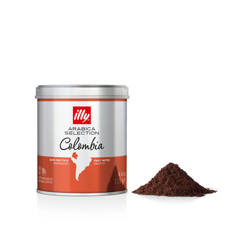 Café Illy moído Colômbia 125g - Imagem 1