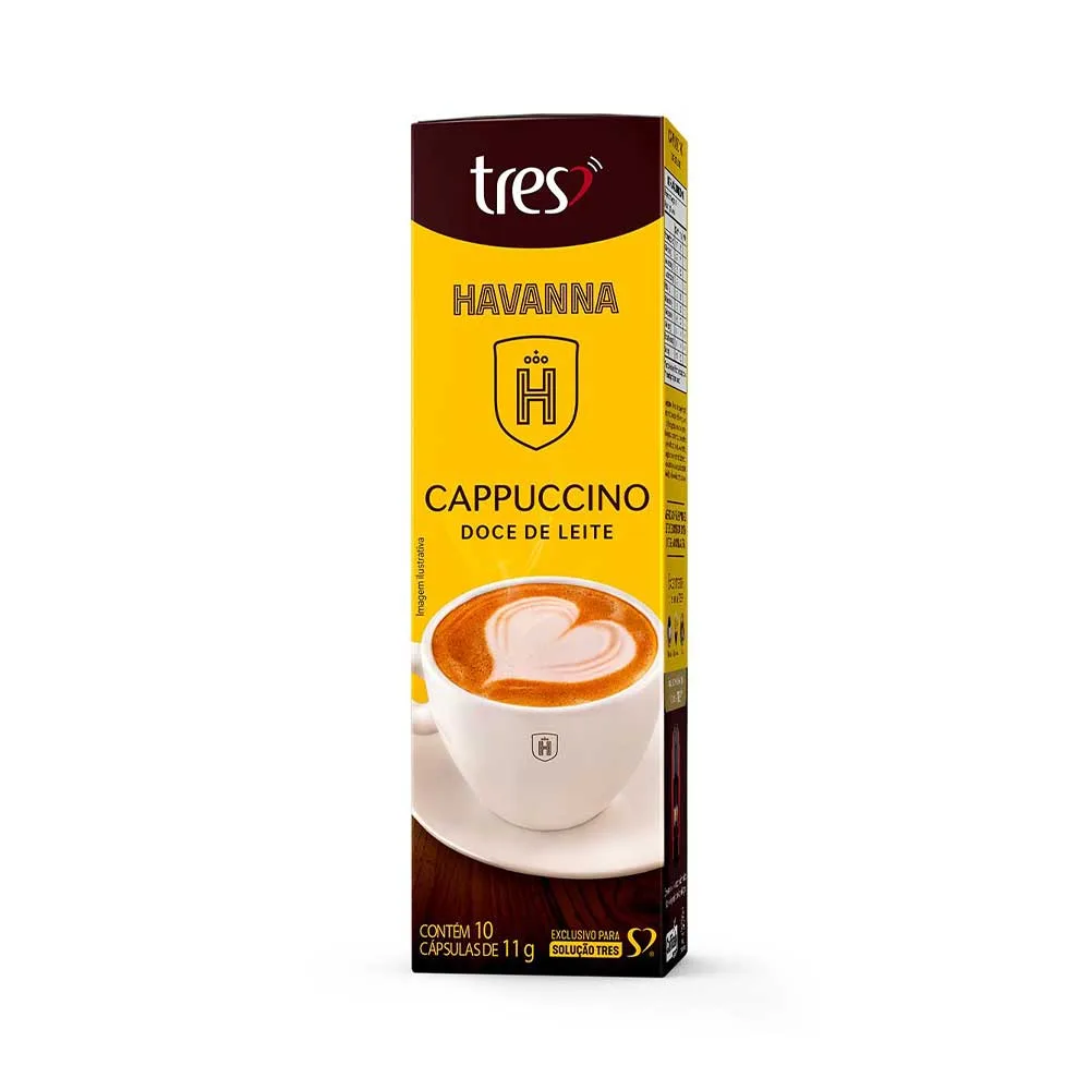 Café Três Corações Cappuccino Doce de Leite Havanna em cápsula 10 unidades - Imagem 1