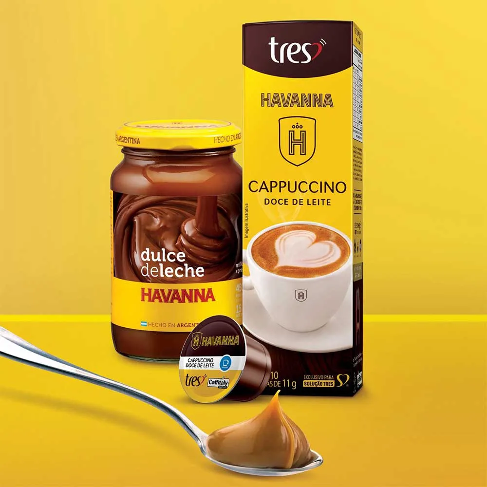 Café Três Corações Cappuccino Doce de Leite Havanna em cápsula 10 unidades - Imagem 4