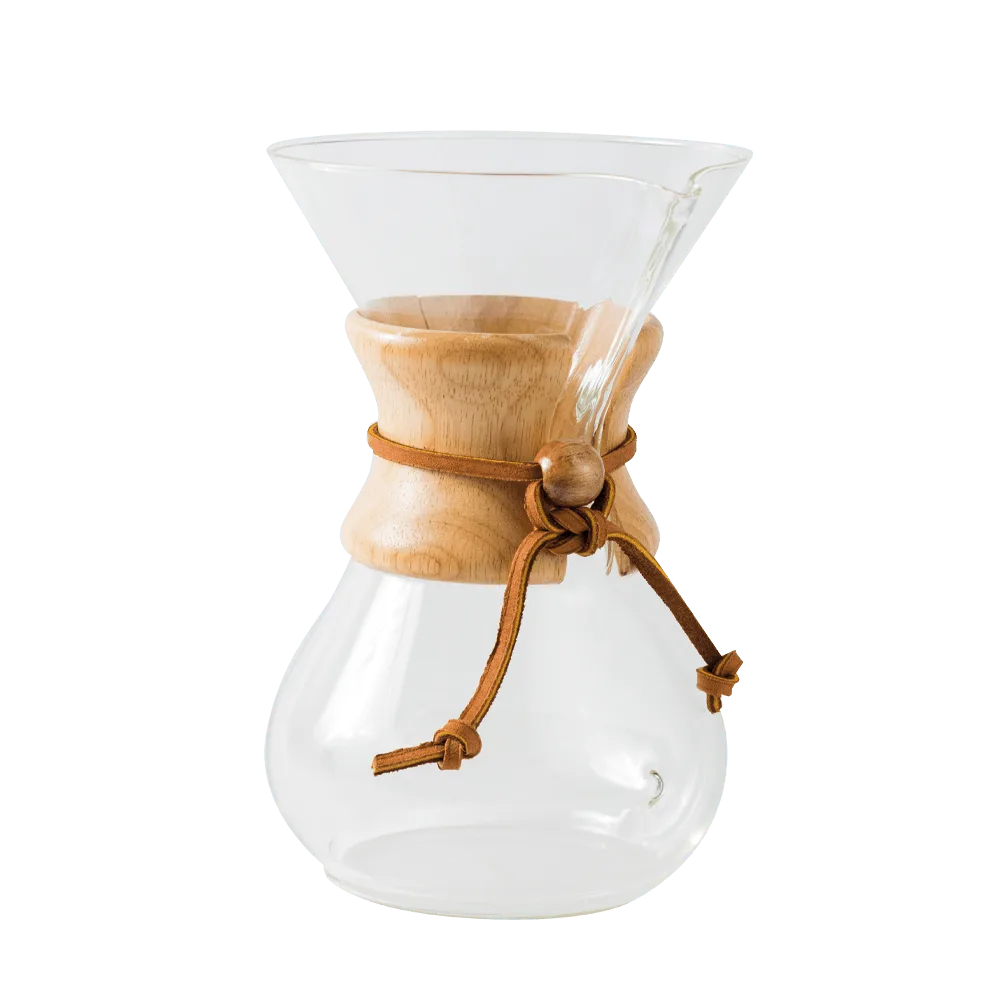 Coador Chemex com Colar de Madeira 6 Xícaras - Imagem 7