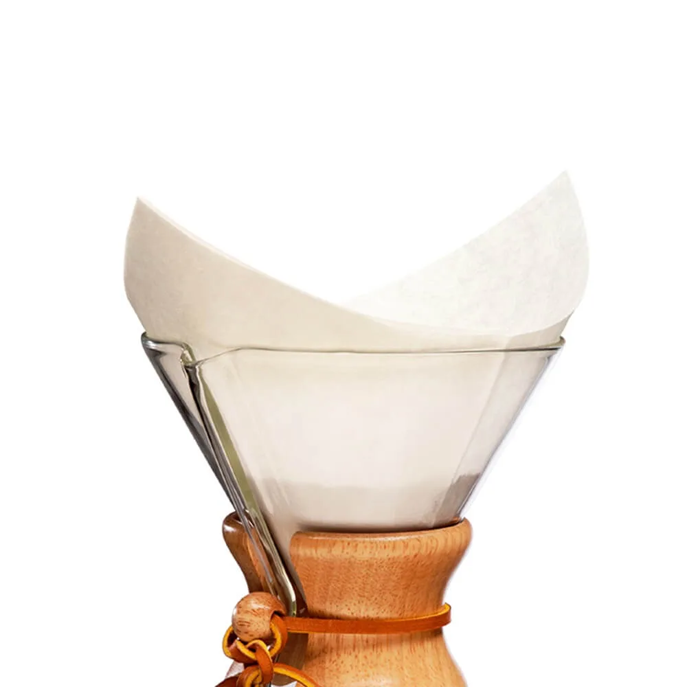 Filtro de papel Chemex Quadrado 100 unidades - para 6-8 xícaras