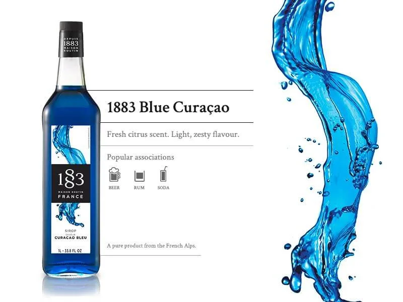 Xarope Routin 1883 Blue Curaçao 1 L