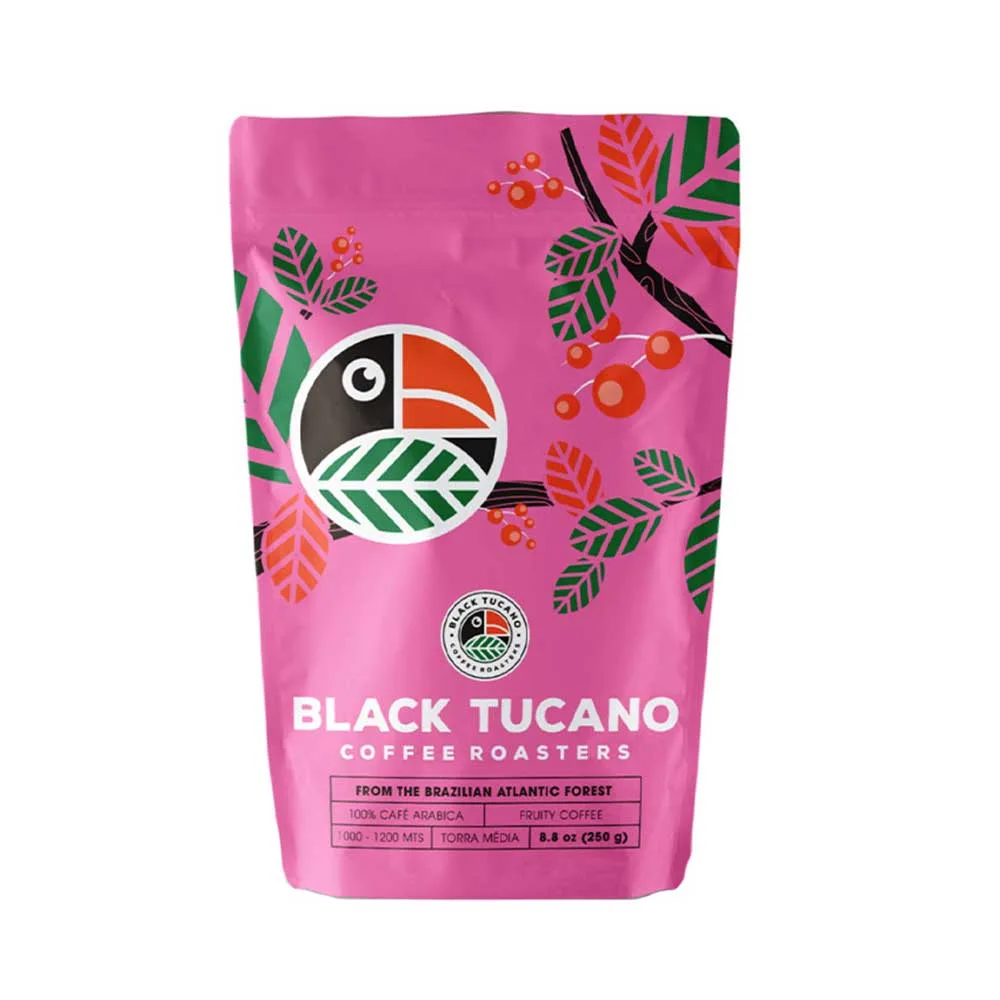 Café Black Tucano Fruity Coffee em grãos 250 g - Imagem 1