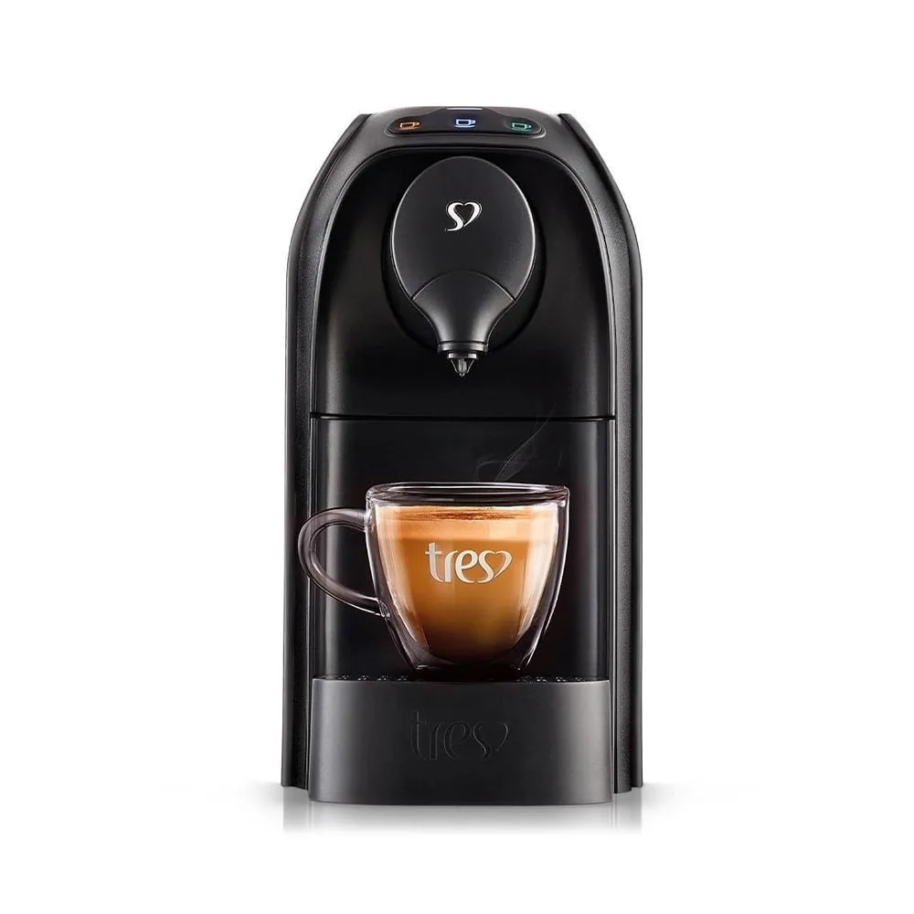 Máquina para Café Espresso Três Corações Passione Preta 127V - Imagem 2