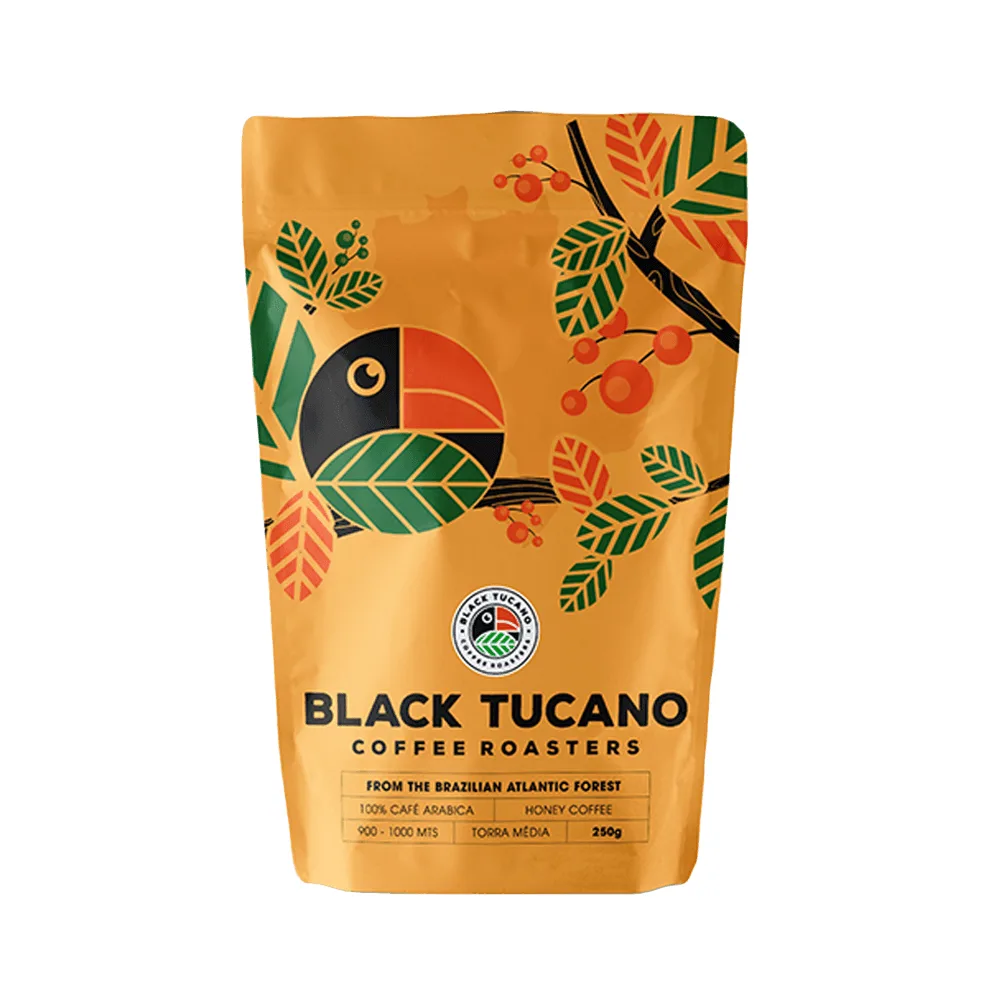 Café Black Tucano Honey Coffee moído 250 g - Imagem 1