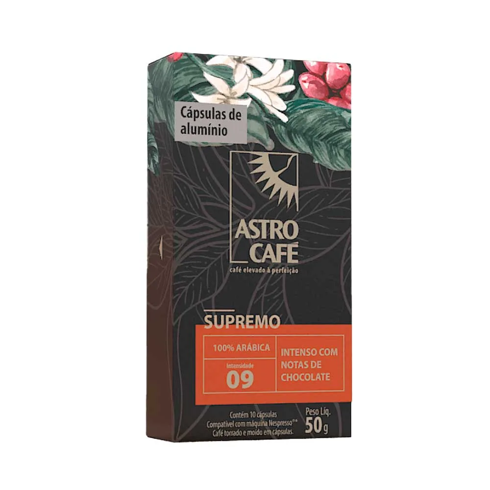Café Astro Supremo em cápsulas 10 unidades - Imagem 2