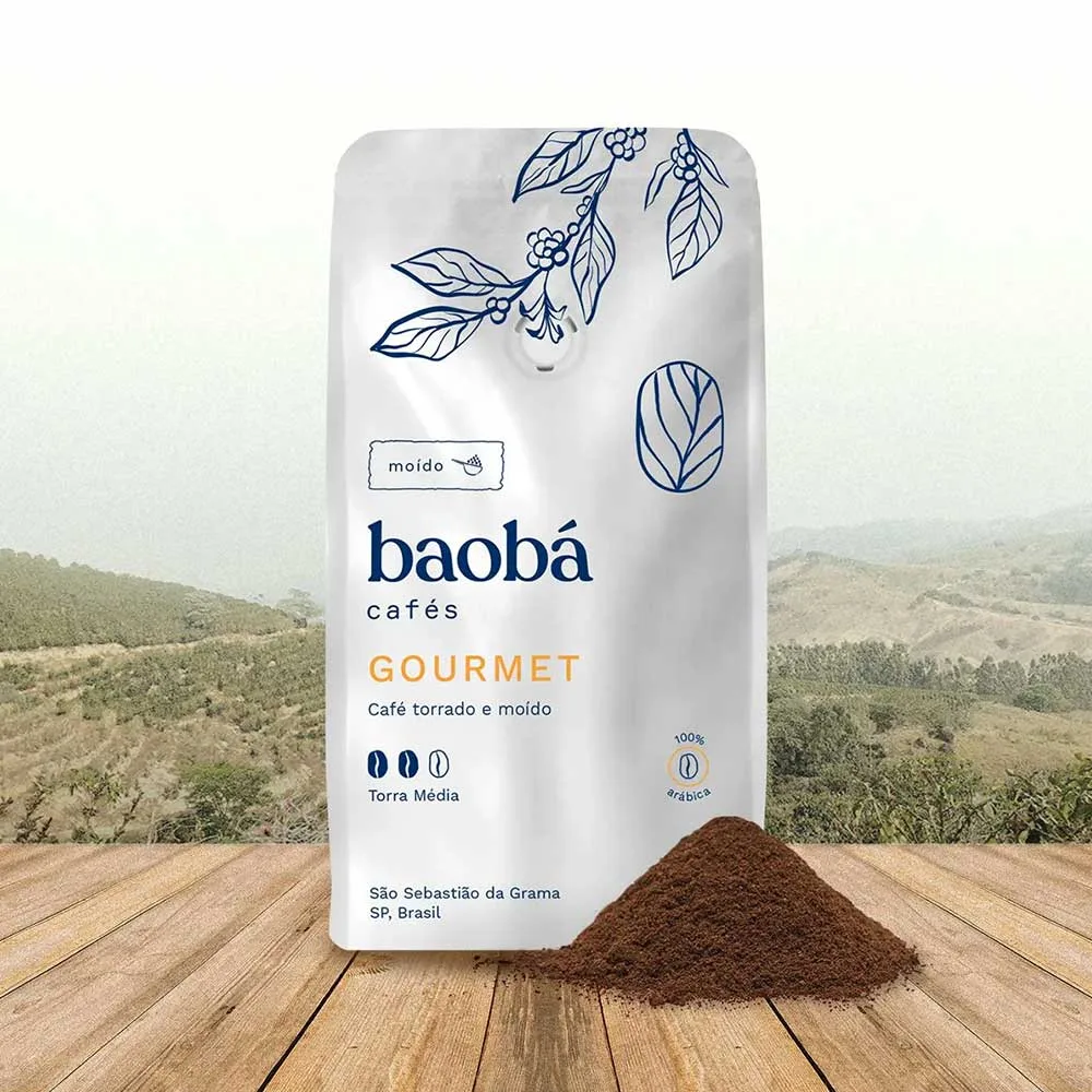 Café Baobá Gourmet moído 250 g - Imagem 2