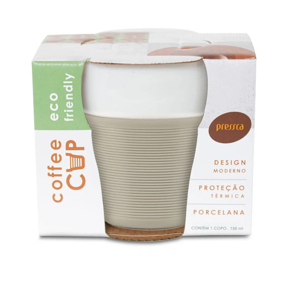 Coffee Cup Pressca Cinza 150ml