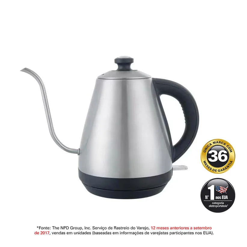 Chaleira Elétrica Hamilton Beach Prata 1L 220 V