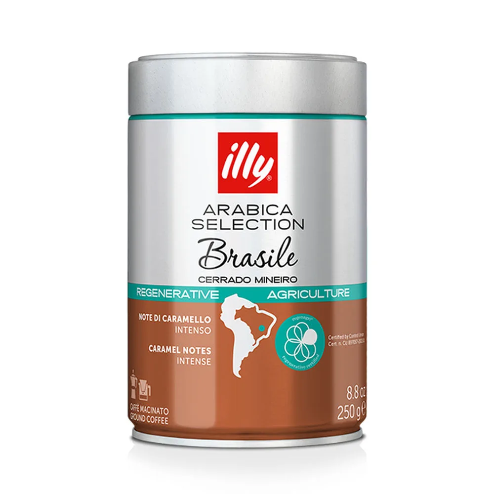 Café Illy Brasile em moído 250g - Imagem 1