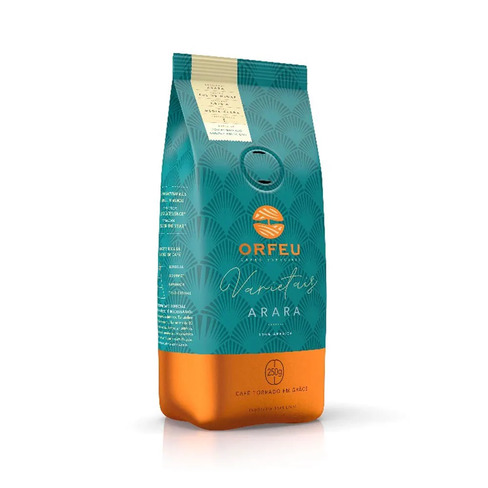 Café Orfeu Arara em grãos 250g - Imagem 1