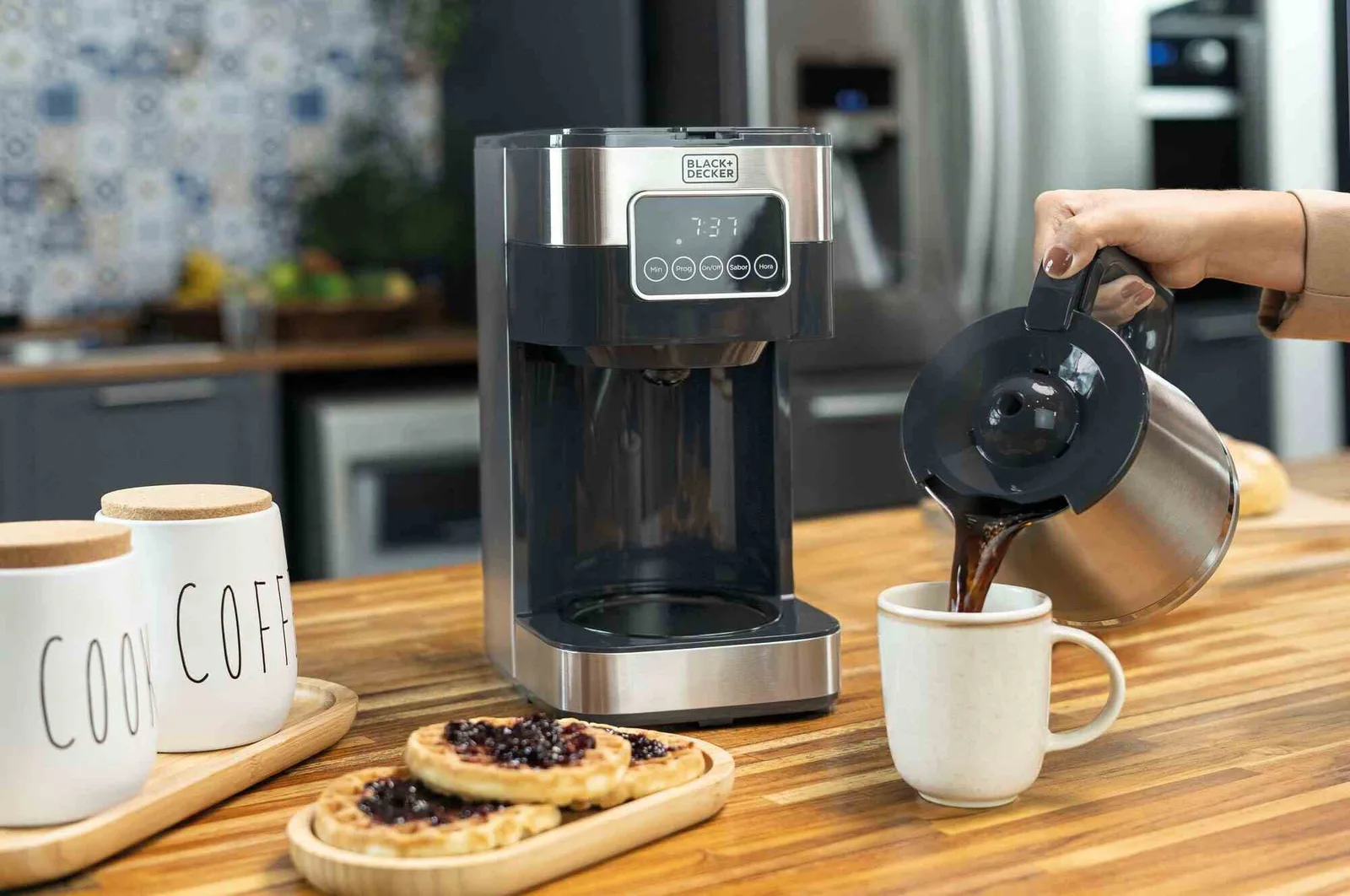 Cafeteira Elétrica Programável Gourmand Gris Black+Decker 127 V - Imagem 5