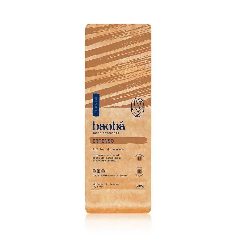 Café Baobá Intenso em grãos 500 g - Imagem 1