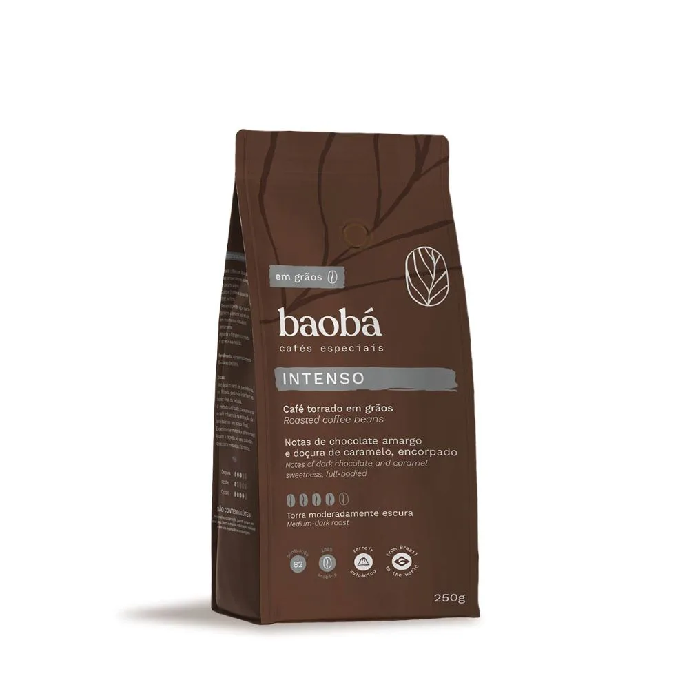 Café Baobá Intenso em grãos 250 g - Imagem 1