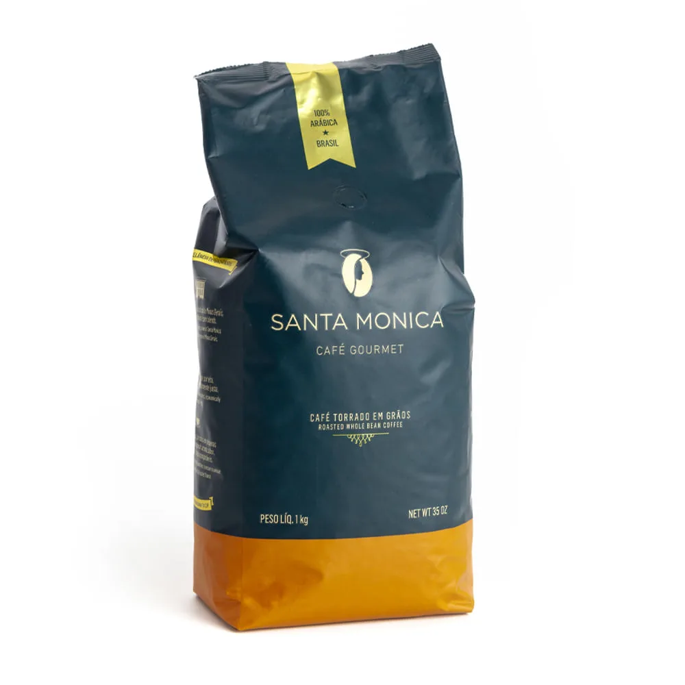 Café Santa Monica em grãos 1 Kg - Imagem 1