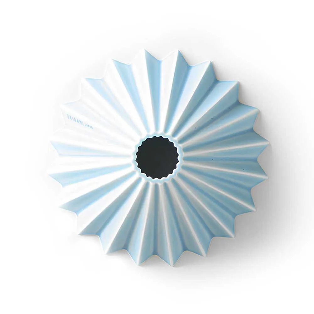 Coador Origami Porcelana Azul Matte Tamanho 02 - Imagem 2