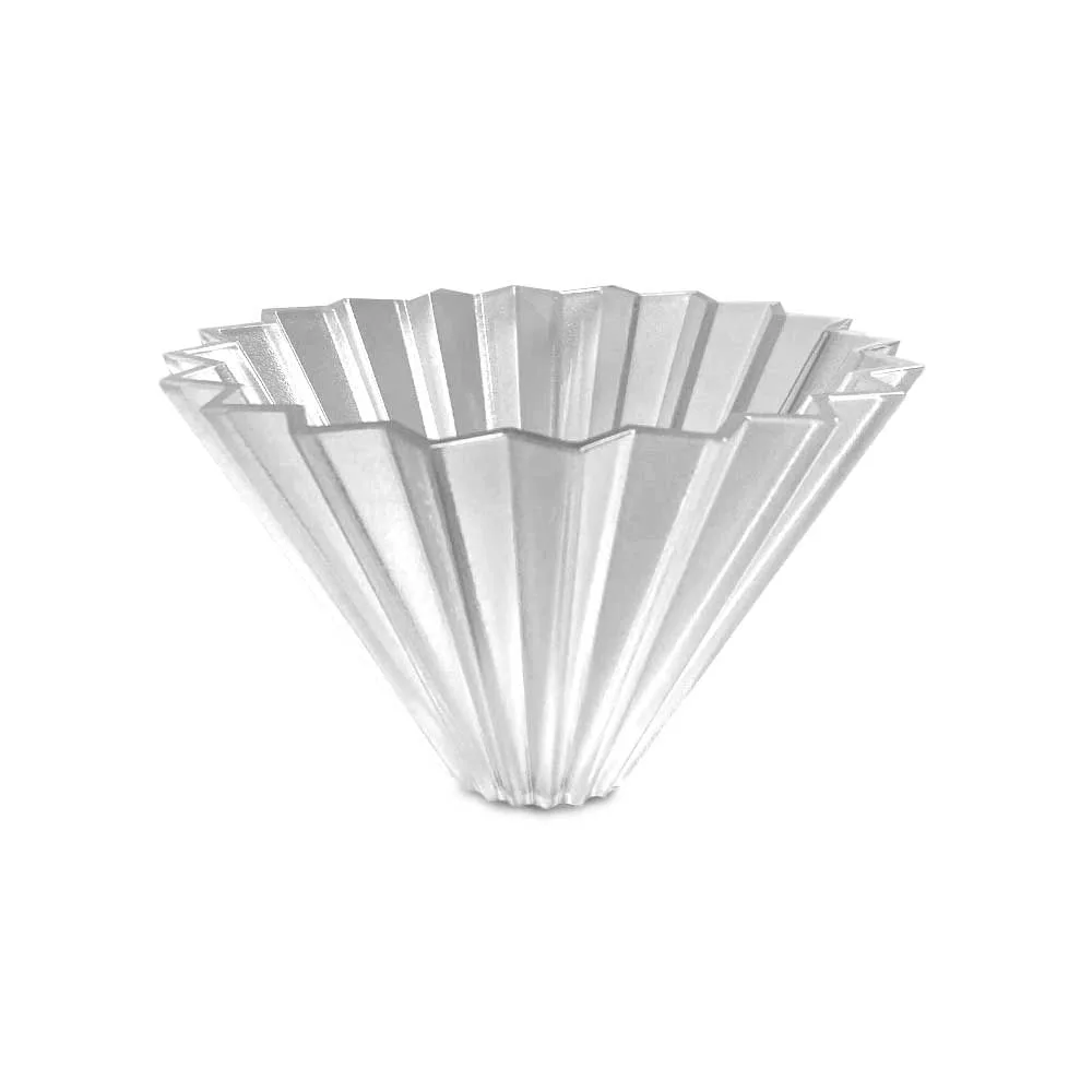 Coador Origami Resina Transparente Tamanho 01 - Imagem 1