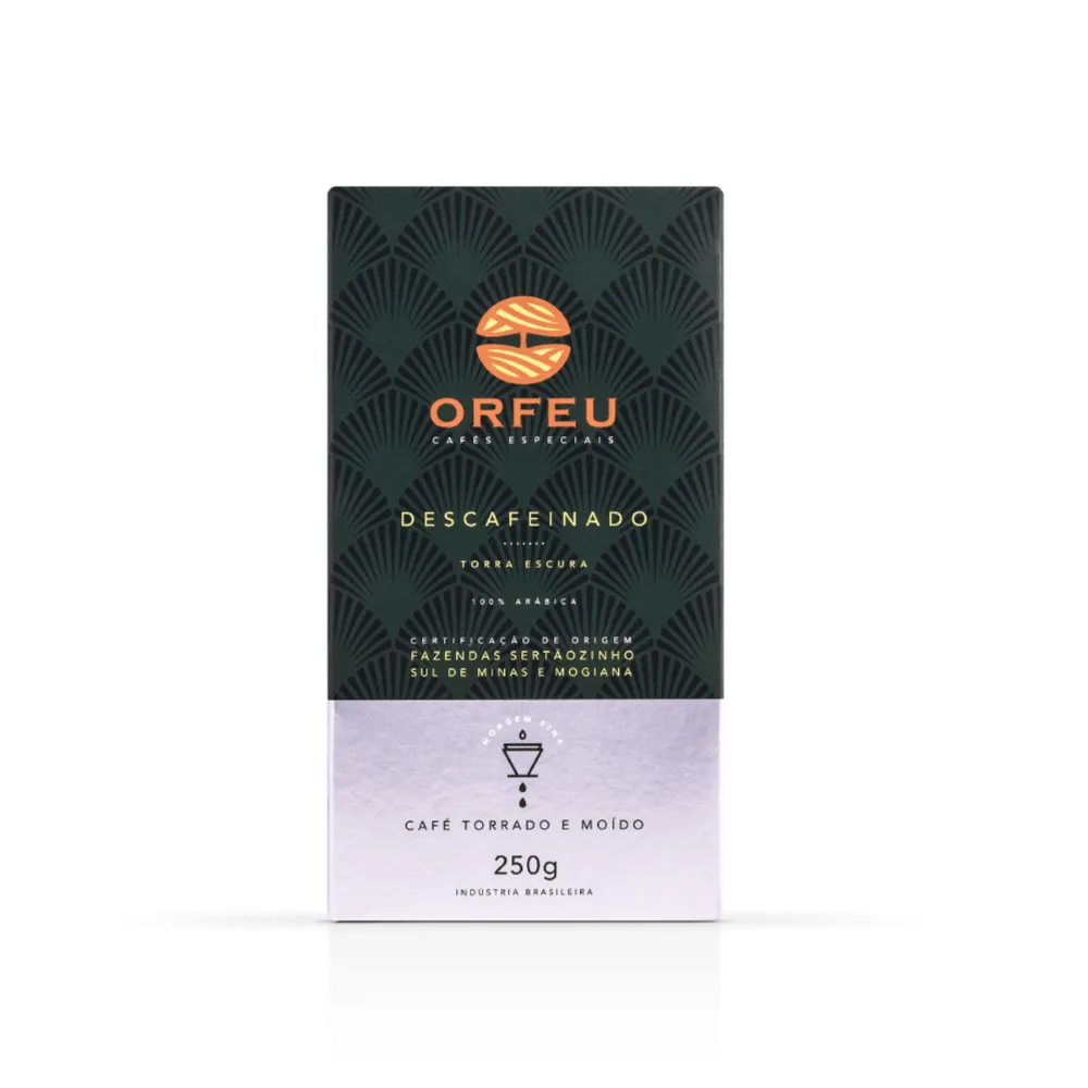 Café Orfeu Descafeinado moído 250 g - Imagem 1