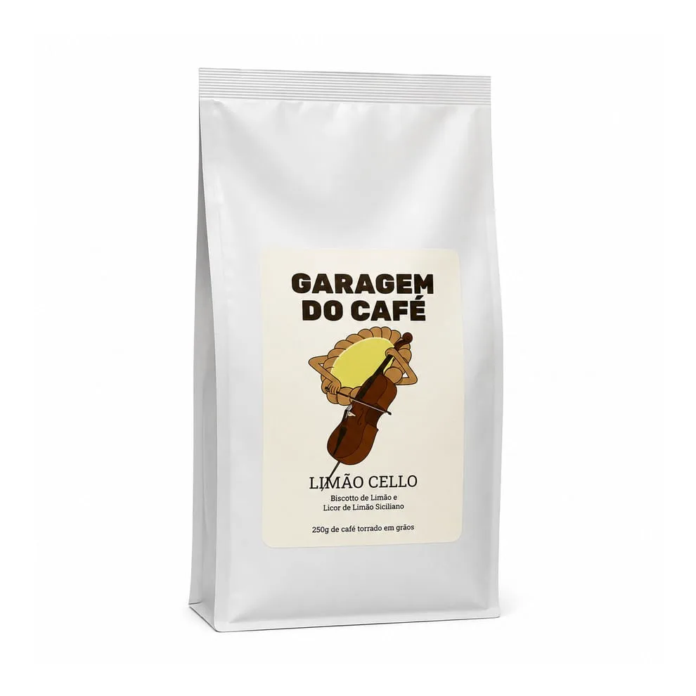 Café Garagem do Café Limão Cello em grãos 250 g - Imagem 1