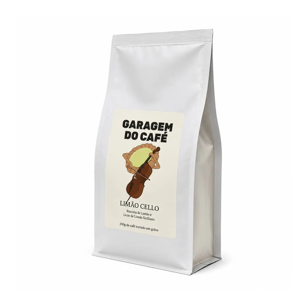 Café Garagem do Café Limão Cello em grãos 250 g - Imagem 3