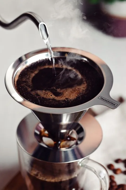 Coador de Café Tramontina em Aço Inox 400 ml - Imagem 3