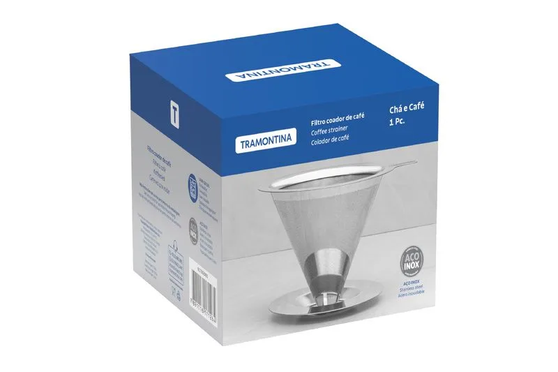 Coador de Café Tramontina em Aço Inox 400 ml - Imagem 5