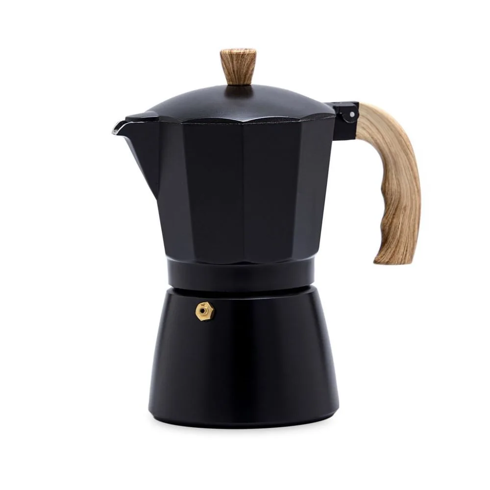 Cafeteira Italiana Oxford Moka Preta 6 Xícaras - Imagem 1
