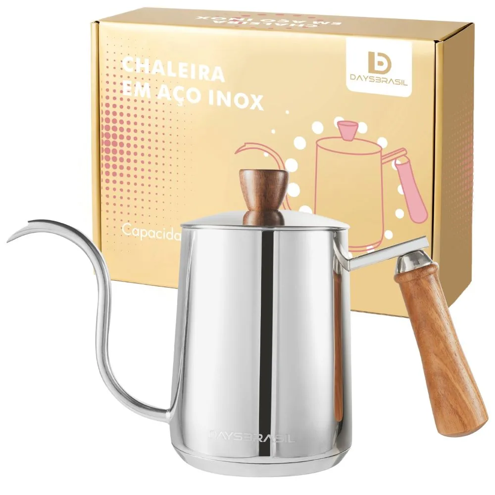 Chaleira DaysBrasil em Aço Inox 600 ml - Imagem 2