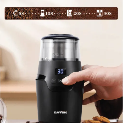 Moedor de Café Elétrico Labravia DavVero Preto 127 V - Imagem 4