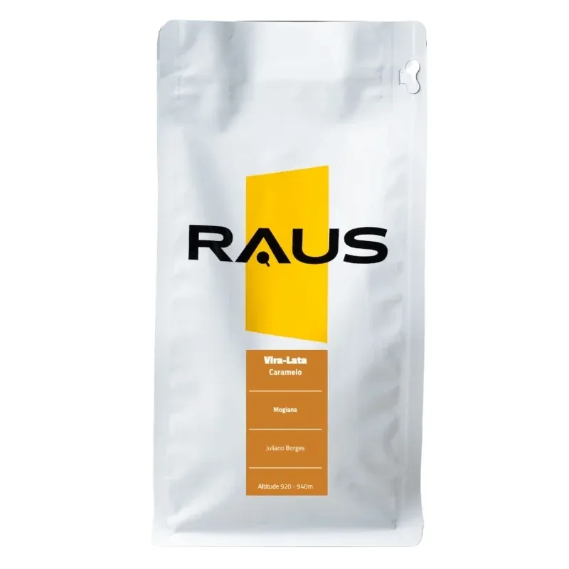 Café Raus Vira-Lata Caramelo em grãos 1 kg - Imagem 1