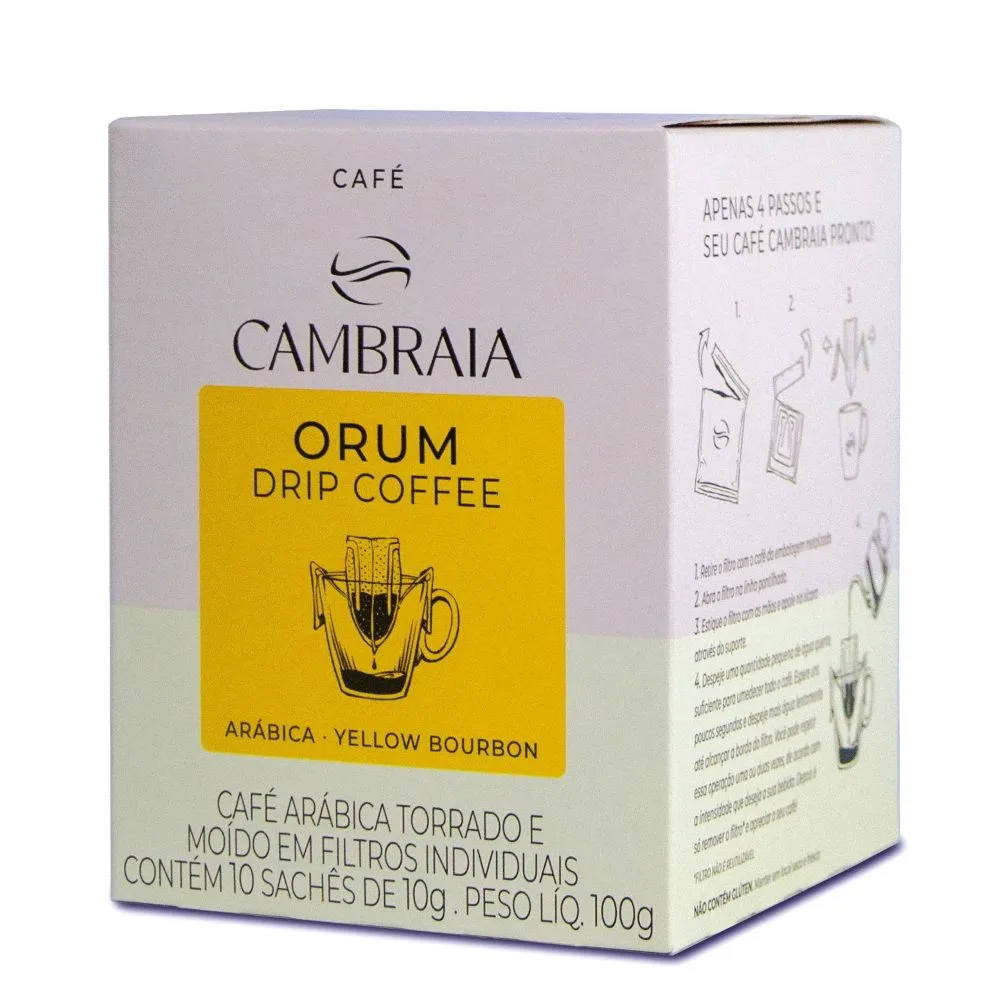Café Cambraia Orum Drip Coffee 10 unidades - Imagem 1