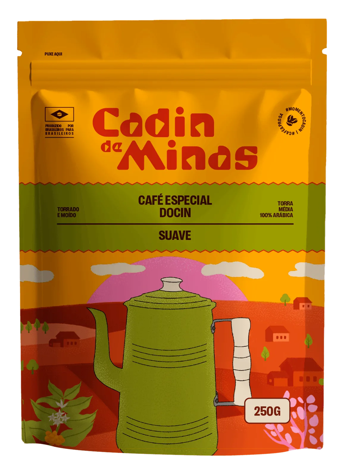 Café Cadin de Minas Docin moído 250 g - Imagem 1