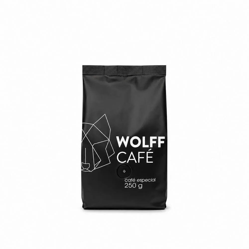 Café Wolff Caramelo, Cacau e Nozes em grãos 250 g - Imagem 1
