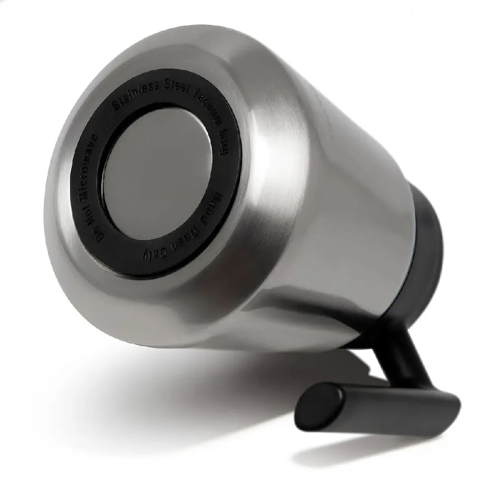Garrafa Térmica Termopro Aço Inox Geisha Prata 1 L - Imagem 4