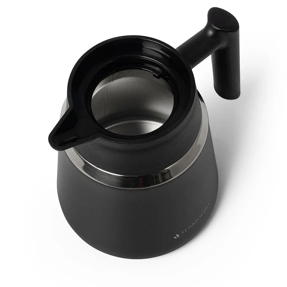 Garrafa Térmica Termopro Geisha Preta Aço Inox 1 L - Imagem 4