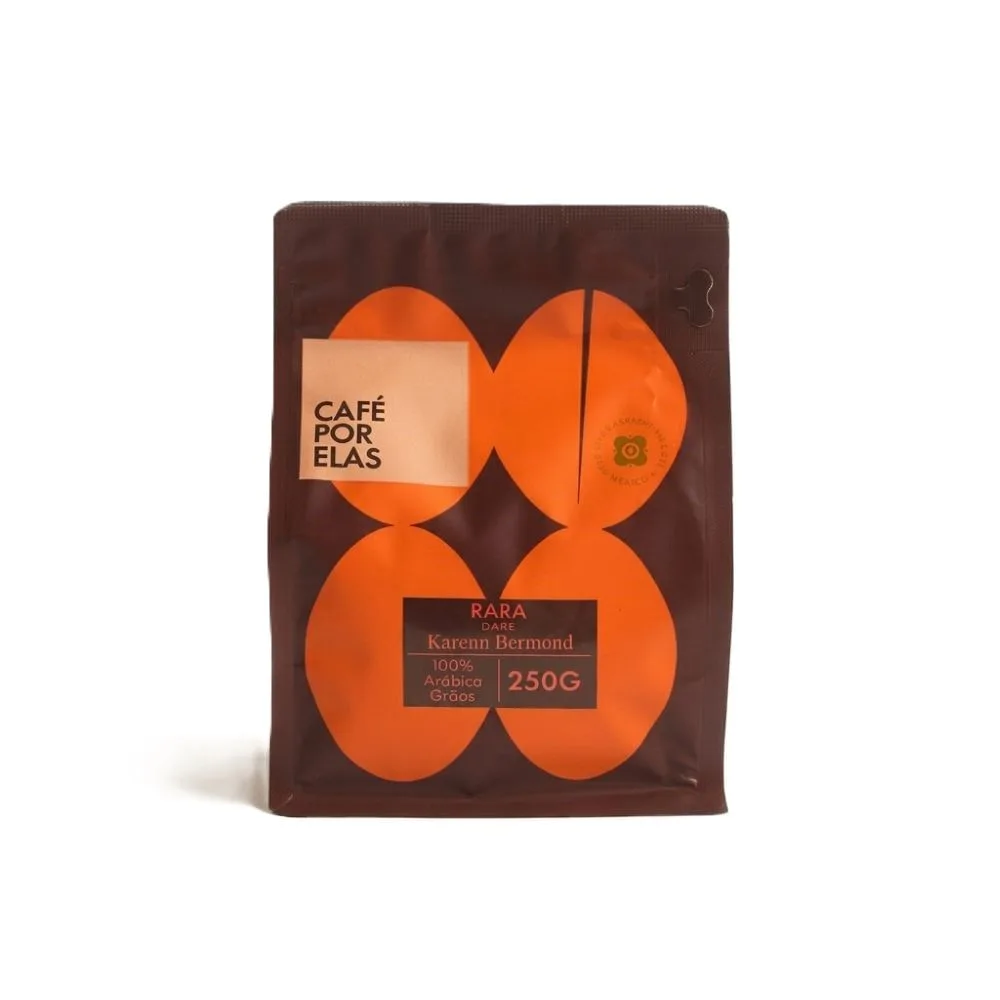 Café Por Elas Rara em grãos 250 g