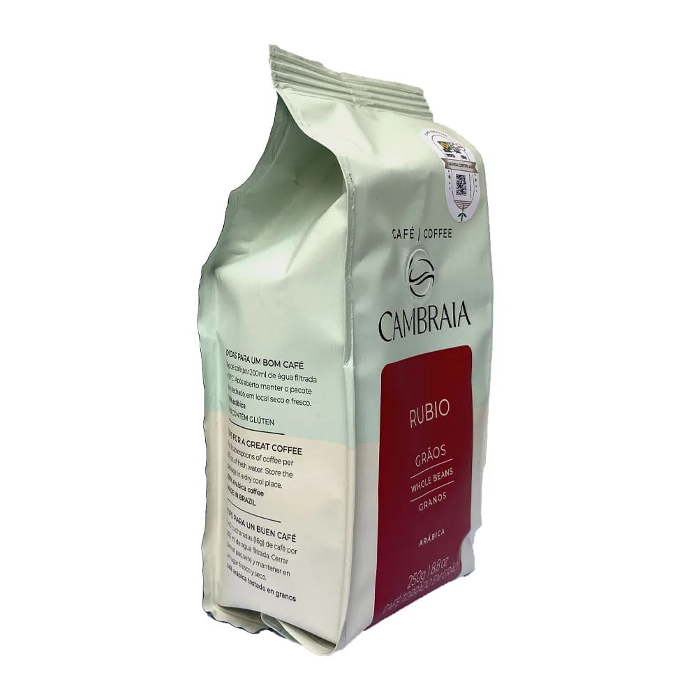 Café Cambraia Rubio em grãos 250 g - Imagem 2