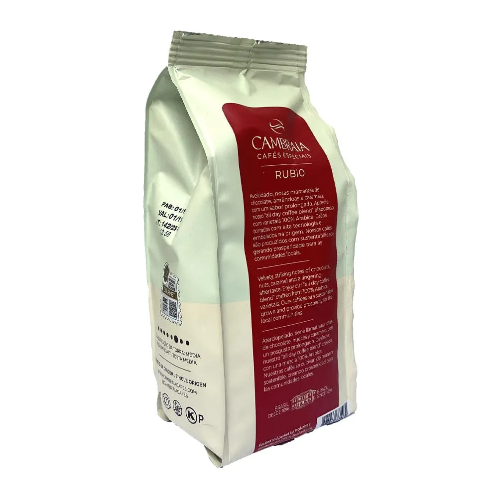 Café Cambraia Rubio em grãos 250 g - Imagem 3