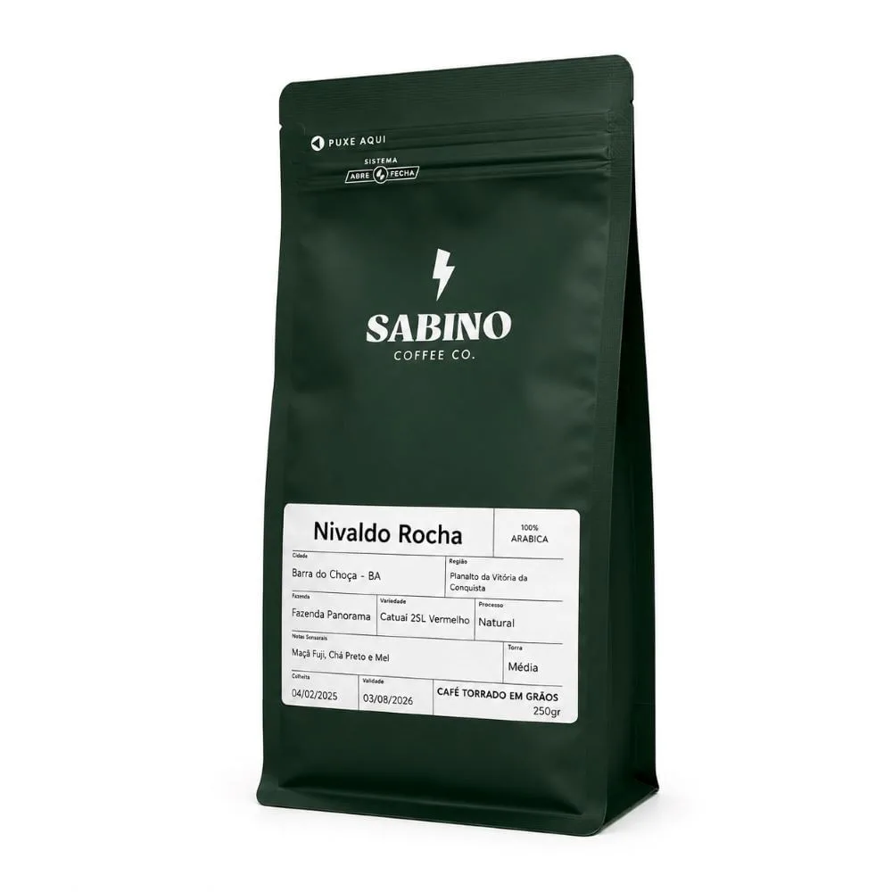 Café Sabino Coffee CO. Nivaldo Rocha 250 g - Imagem 1