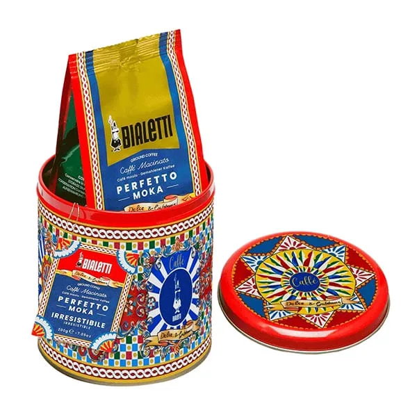 Café Perfetto Moka Carretto Dolce & Gabbana Bialetti moído 200 g