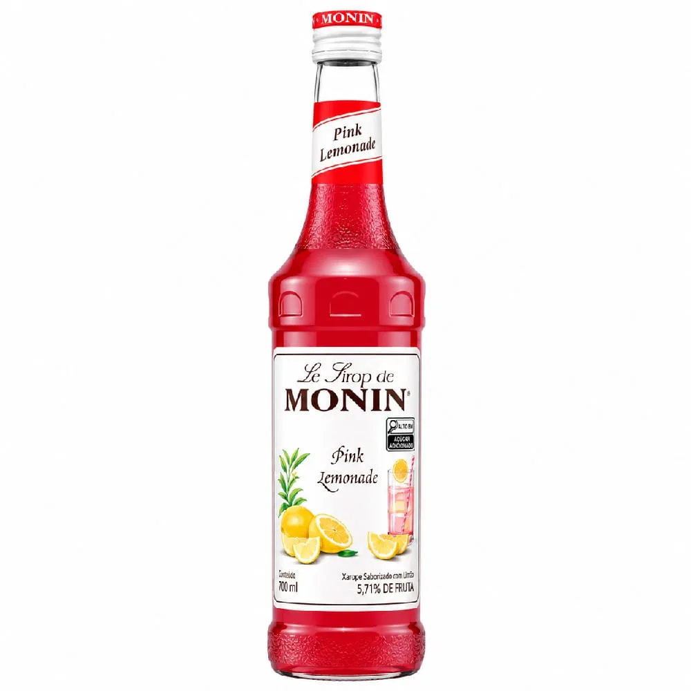 Xarope Monin Pink Lemonade 700 ml - Imagem 1