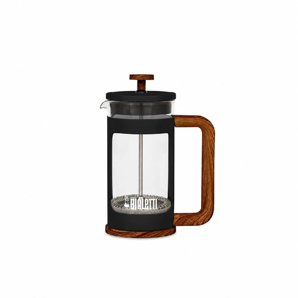 Cafeteira French Press Bialetti Woody Preta 350 ml