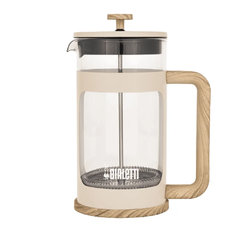 Cafeteira French Press Bialetti Woody Bege 1 L - Imagem 2